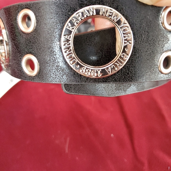 DNKY belt black with silver size M - Picture 4 of 6